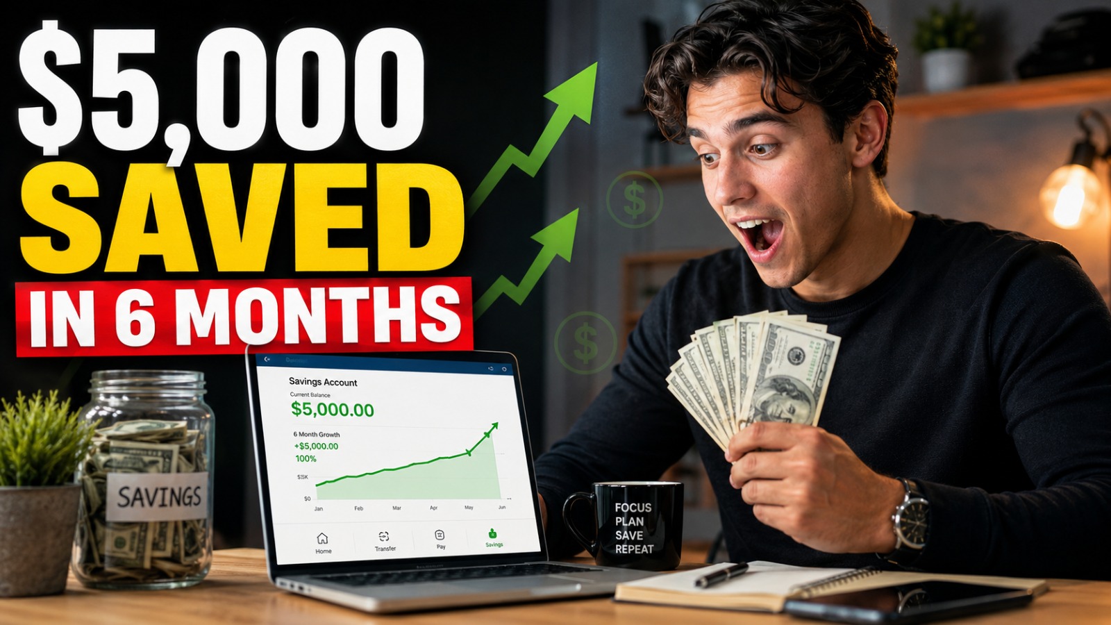 How I Saved $5,000 in 6 Months